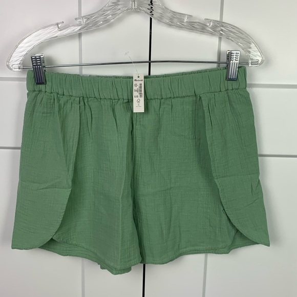 NWT Madewell SMALL Lightestspun Cover-Up Shorts Gatehouse Green - Picture 2 of 10